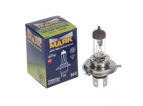 Лампочка "маяк" H4 12-6055 P43t Standart
