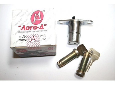 Замок багажника+личины 2101 (хром) Промс