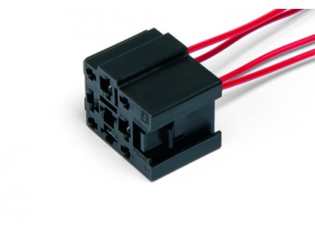 Колодка 4-х конт. реле 2110 с проводами (АХ-340-3) Карген