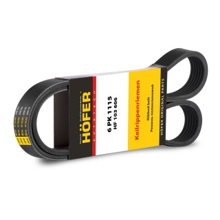 Ремень генератора ручейковый ВАЗ 2110-2170 с ГУР без кондиц. 6РК1115