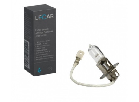 Лампочка H3 12 V 55 W (PК22s) LECAR