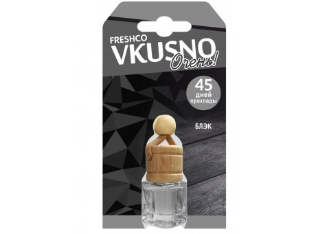Ароматизатор подвесной флакон "Vkusno" Блэк