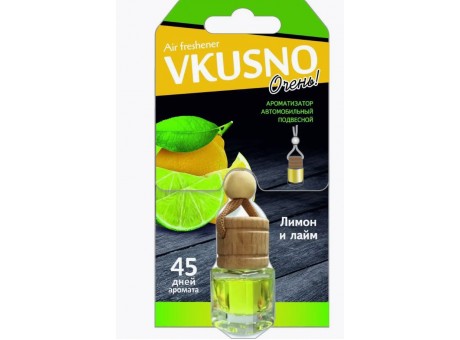 Ароматизатор подвесной бочонок "Freshco Vkusno" Лимон-Лайм