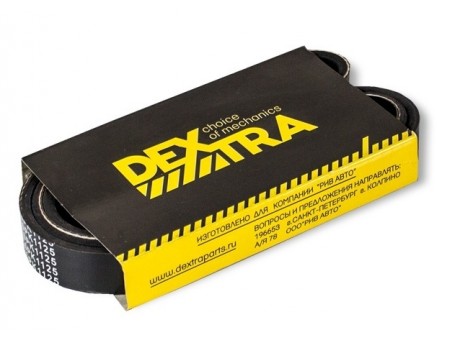 Ремень генератора ручейковый ВАЗ 2110-2170 с кондиц. 6РК1125 DEXTRA