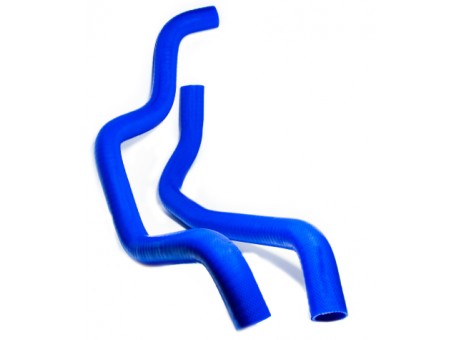 Патрубки радиатора ВАЗ 2190 МКПП (2 шт) силикон синий TRUCKMAN