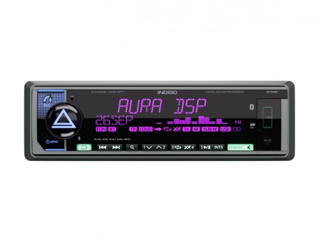 Aura INDIGO-877DSP, автомобильный 8-канальный процессорный BT/USB/FM ресивер